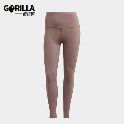 Adidas/阿迪达斯正品LEGGINGS女士运动简约紧身健身长裤HG4372