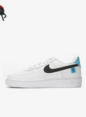 Nike/耐克正品FORCE1WPS新款儿童白蓝色休闲板鞋CN8539-100