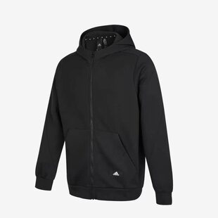 Adidas阿迪达斯正品26夏运动休闲男子连帽开衫外套HA1416