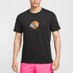 款 2025夏季 男士 图案透气经典 010 Nike 篮球训练T恤HJ3465 耐克正品