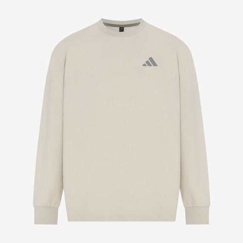 Adidas阿迪达斯正品男长袖透气印花撞色落肩袖圆领运动T恤LD7449
