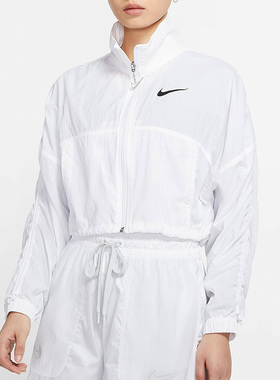 Nike/耐克正品SPORTSWEAR SWOOSH女子短款夹克外套CJ3774-100