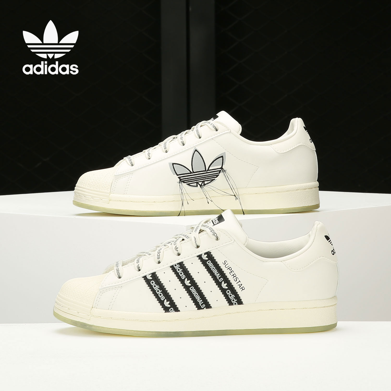 低帮阿迪达斯运动休闲板鞋Adidas