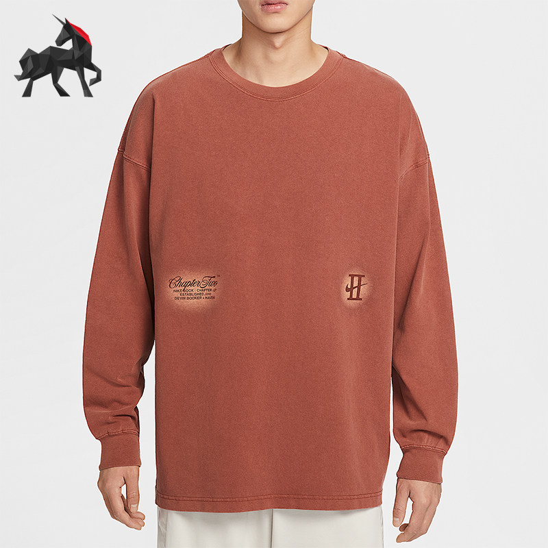 Nike/耐克正品2026春季款男士休闲耐穿经典长袖上衣IH5086-245 - 实物图