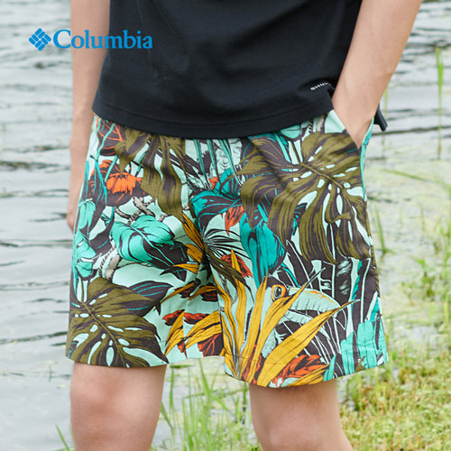 Columbia哥伦比亚正品21春新品城市户外男子防晒拒水短裤AE0757