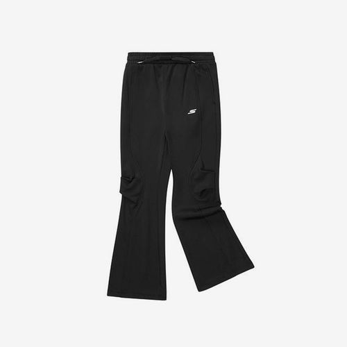 Skechers/斯凯奇正品四季款女童日常休闲系带针织长裤P424G010