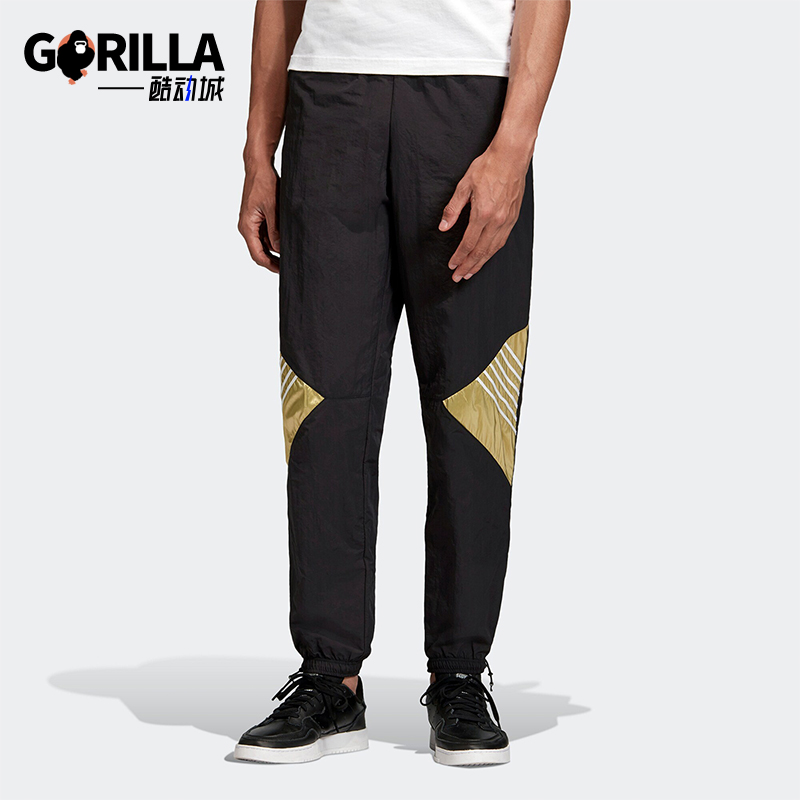 Adidas/阿迪达斯正品三叶草男士柔软经典运动针织束脚裤GD5798