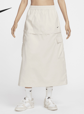 Nike/耐克正品新款女士可拆卸两穿工装梭织半身裙FV7504-104