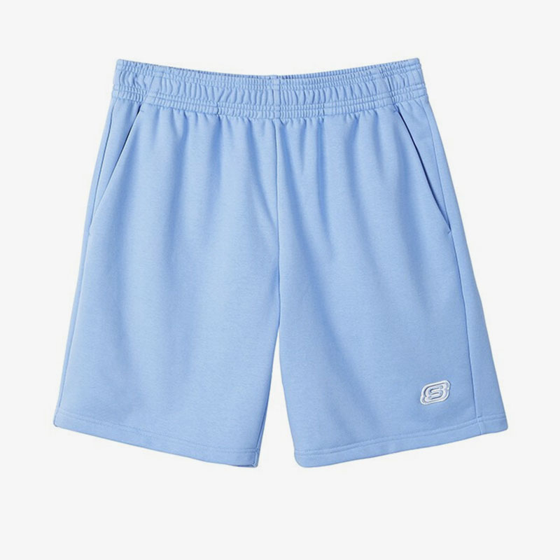 Skechers/斯凯奇正品夏季新款男子运动宽松透气休闲针织短裤