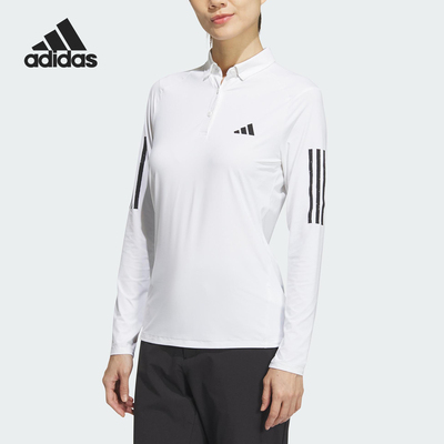 Adidas/阿迪达斯正品AEROREADY 女士透气长袖POLO衫IN6569