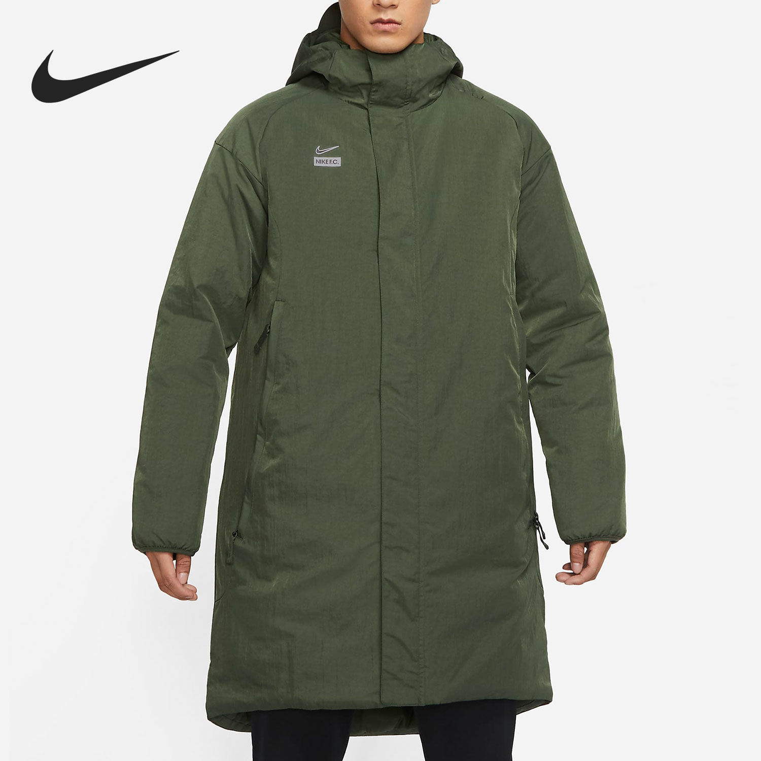 Nike/耐克官方正品 FC LNGR SDLN 男子舒适运动棉衣 DJ0992-335