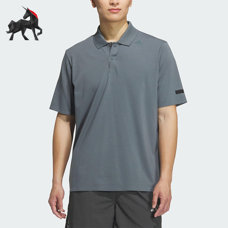 Adidas/阿迪达斯正品WUZONG LIANG PL男士宽松翻领POLO衫KC5826