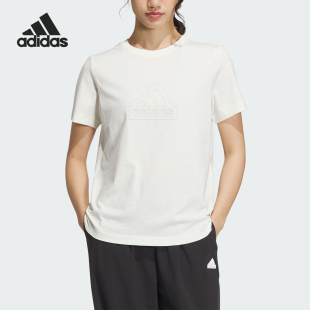 阿迪达斯正品 轻柔短袖 TECH TEE女士26夏季 T恤IM8840 BOS Adidas