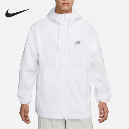 Nike/耐克正品新款男子宽松梭织连帽运动外套FB7805-100