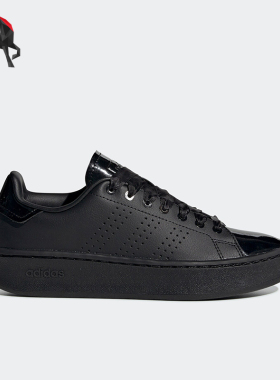 Adidas/阿迪达斯正品运动女士简约低帮休闲系带网球鞋EF0138