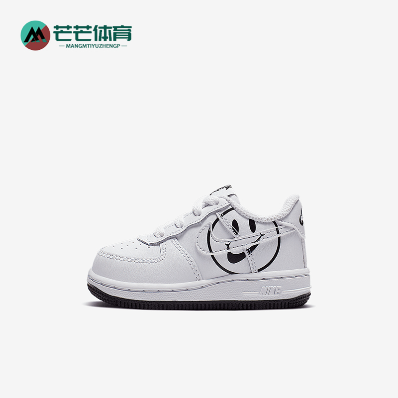 Nike/耐克正品FORCE 1 LV8 2婴童图案轻便休闲板鞋BQ8275-100