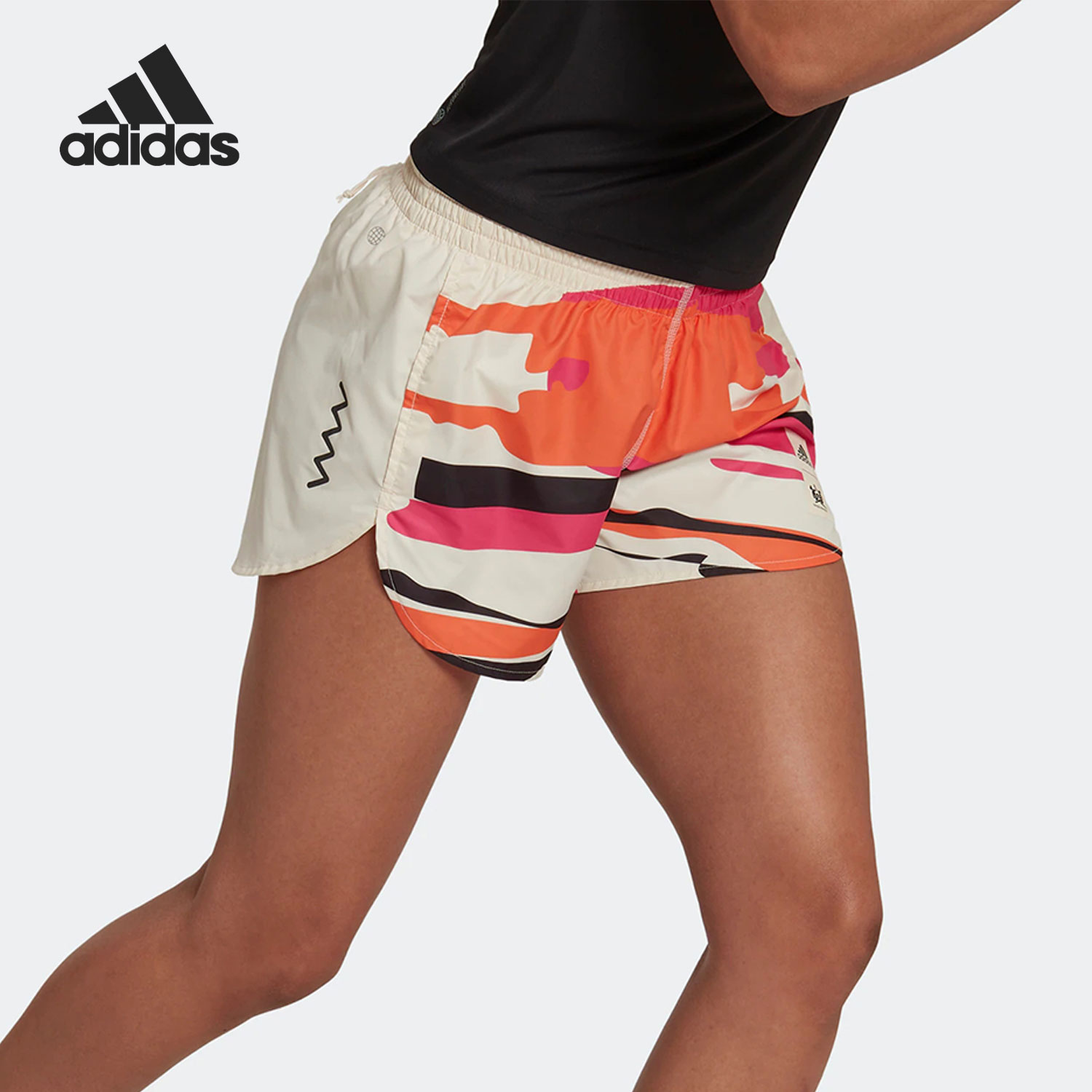 Adidas/阿迪达斯正品当季新款女子运动跑步训练短裤HL1736