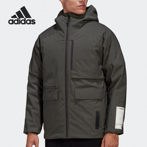 Adidas正品男子户外运动羽绒服