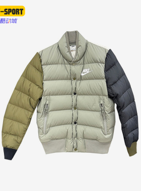 Nike/耐克正品新款男女浅灰绿色保暖休闲经典羽绒服IB4499-053