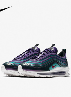 Nike/耐克正品airmax97樱花粉反光子弹笑脸气垫跑步鞋AV3181-500