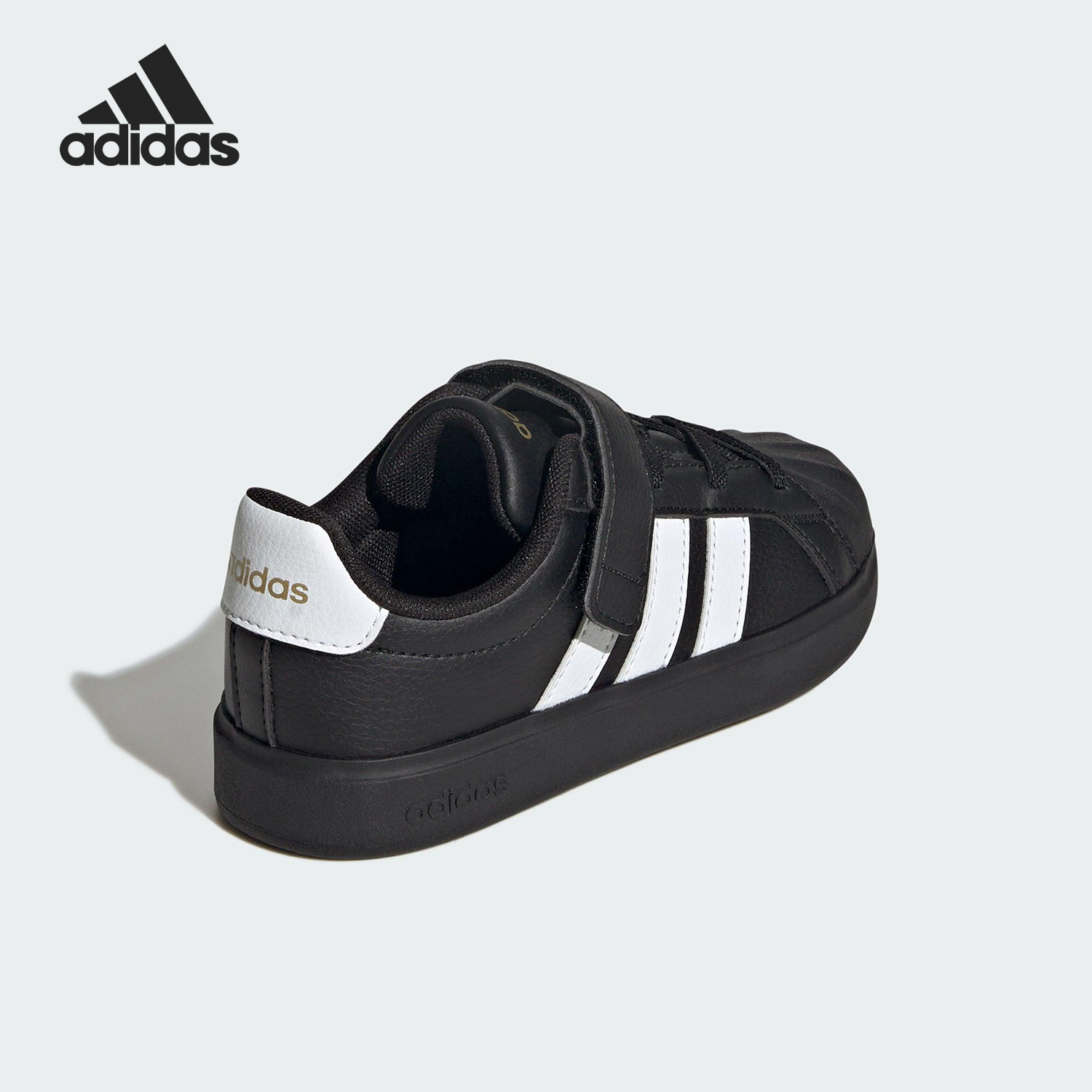 Adidas/阿迪达斯正品STREETTALK EL小童经典贝壳头板鞋JS5055