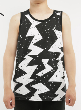 Nike/耐克正品JORDAN PRINTED POOLSIDE 男子篮球运动背心 CJ6231