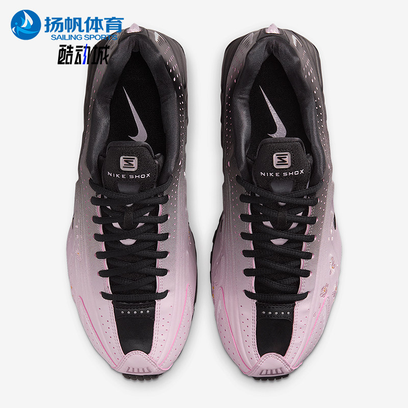 Nike/耐克官方正品Shox R4女士缓震运动气柱经典舒适时尚跑步鞋