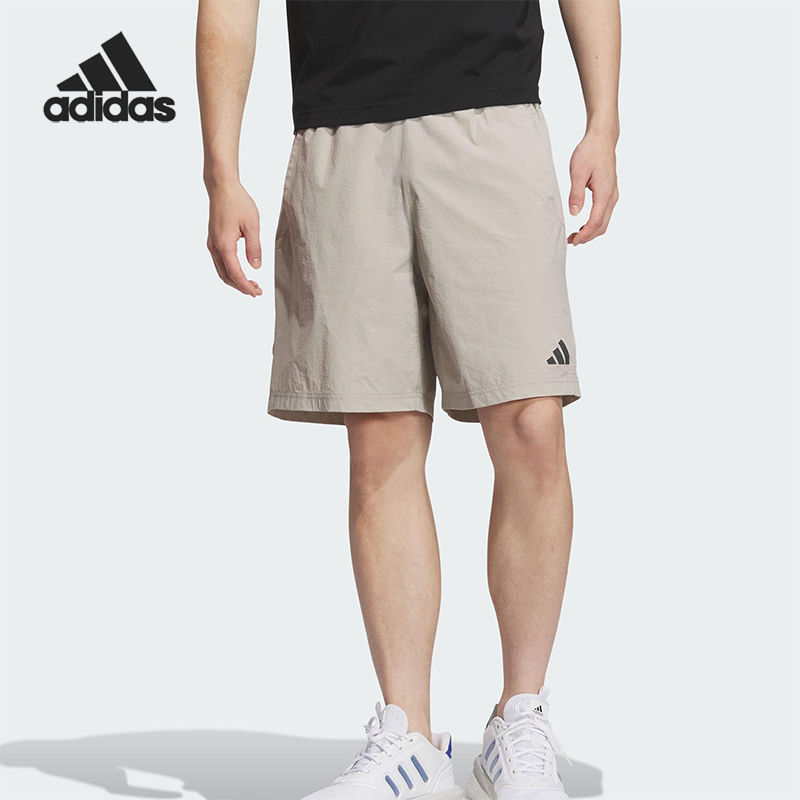 Adidas/阿迪达斯正品2025夏季款男士休闲宽松梭织透气短裤KB5180