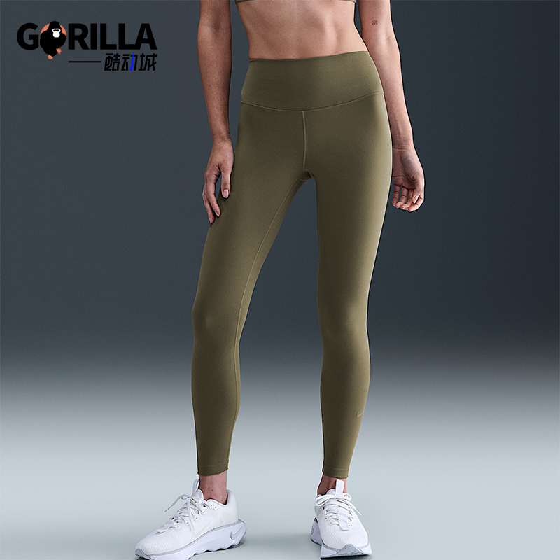 Nike/耐克正品2025秋季款女士瑜伽松紧腰紧身高腰长裤FN3233-222