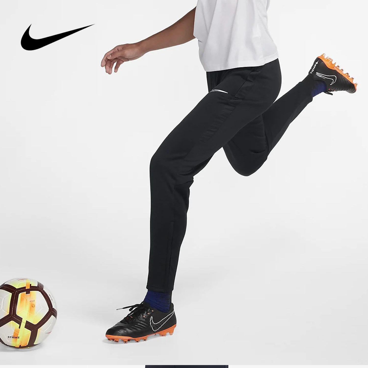 耐克男子加绒足球运动长裤