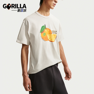 男士 Nike 耐克正品 2026夏季 030 运动休闲轻盈印花圆领T恤IH1352