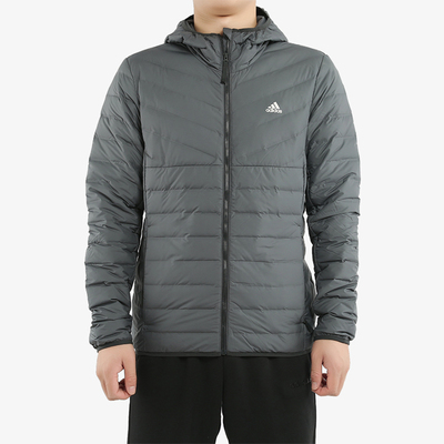 阿迪达斯男子短款保暖羽绒服