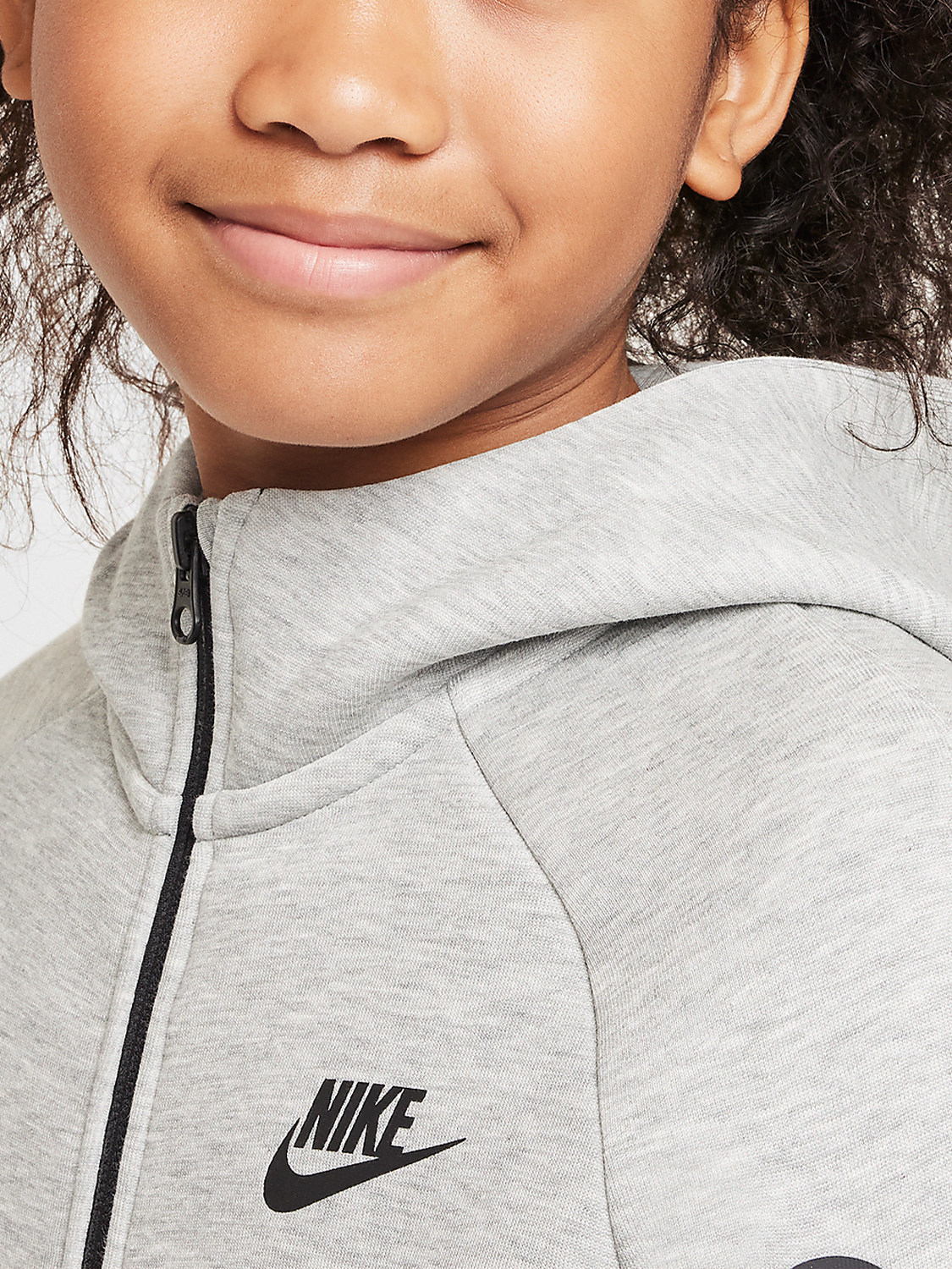 Nike Tech Fleece Big Kids Jacket HV5867-063 Tech Fabric - Taobao product photo 3