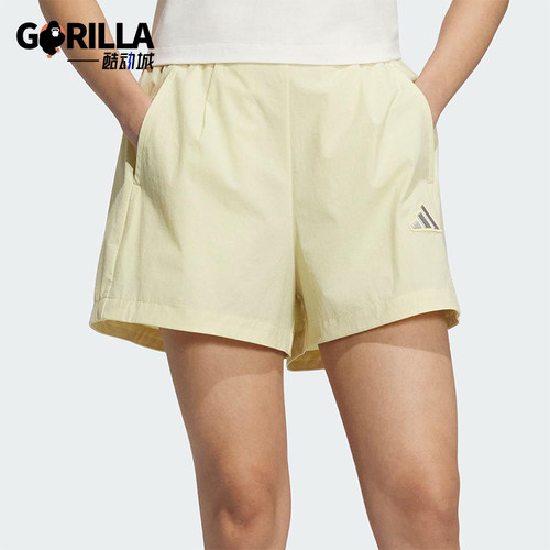 Adidas/阿迪达斯正品2025新款女士跑步训练经典运动短裤JM8825