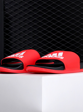 Adidas/阿迪达斯正品新款男子防滑轻便耐磨运动拖鞋 F34722