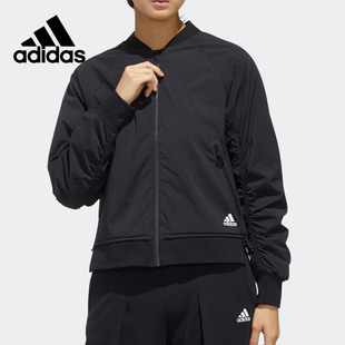 Adidas 2020年春季 新款 女子休闲训练运动外套FU6230 阿迪达斯正品