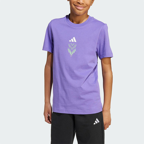 Adidas/阿迪达斯正品T-SHIRT F50大童透气圆领足球运动短袖JM8941
