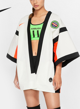 Nike/耐克正品xAmbush女士道袍拼接宽松时尚外套CJ1462-121