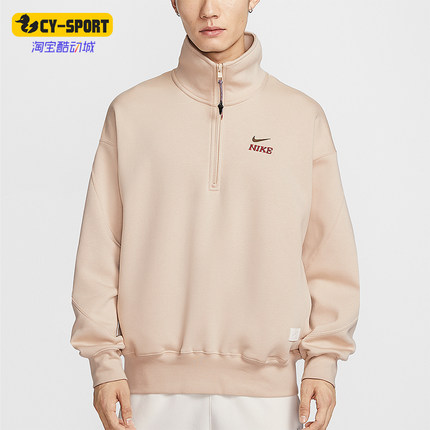 Nike/耐克正品2025冬季款男士日常立领套头半拉链卫衣IQ3708-126