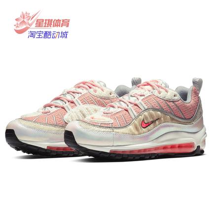 Nike/耐克正品Air Max 98 CNY新年马毛 女子气垫跑步鞋BV6653-616