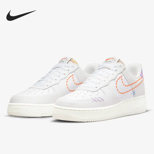 Nike/耐克正品Air Force 1女子轻便运动低帮板鞋DX2348-100