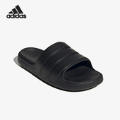 一字拖鞋 Adidas SLIDE男女耐磨经典 ZNSORY JR3123 阿迪达斯正品