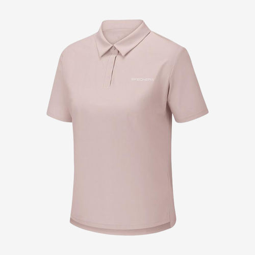 Skechers斯凯奇正品Polo女速干短袖运动翻领衫P326W036-02J2
