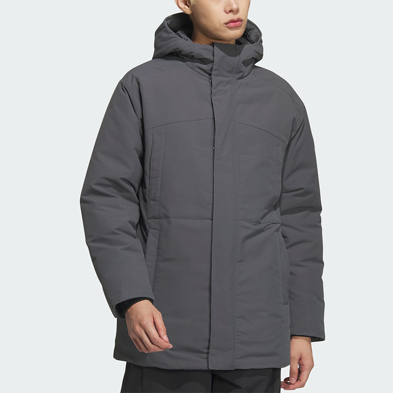 阿迪达斯男女拒水防泼羽绒服