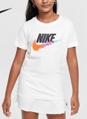 Nike/耐克正品Sportswear大童日常柔软轻盈短袖HM5854-100