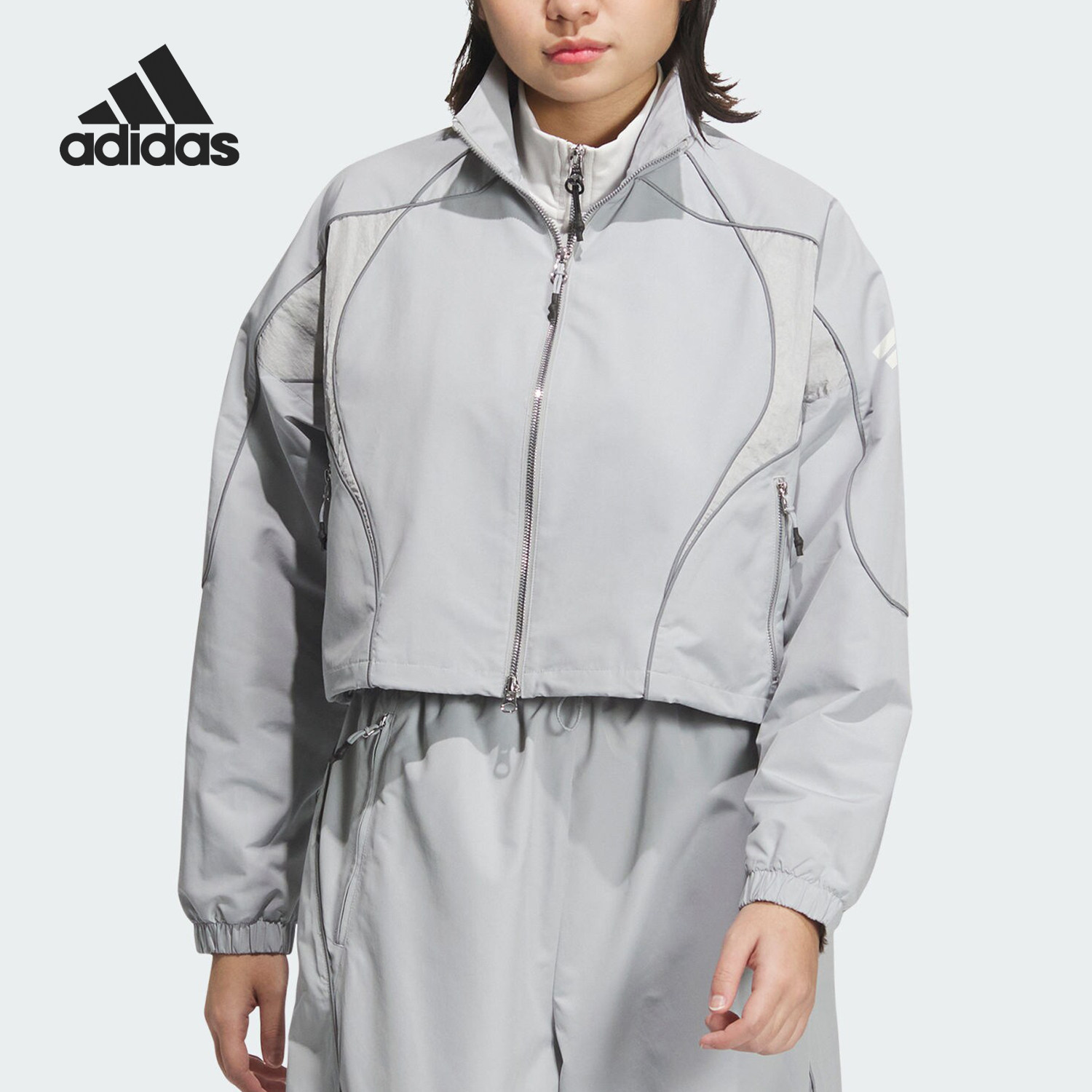 Adidas/阿迪达斯官方正品FUSTL WV JKT女士休闲运动外套JJ1079,运动服/休闲服装,运动茄克/外套,淘宝优惠券,粉丝福利购,淘宝优惠卷
