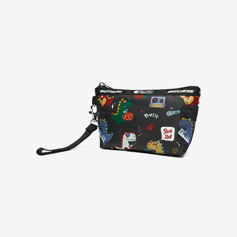 Skechers/斯凯奇正品新款男女收纳时尚印花便携休闲手拿包