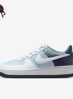 Nike/耐克正品Air Force 1 GS女子大童透气经典板鞋IB7686-400