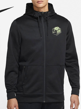 Nike/耐克正品男子春秋加绒连帽运动训练夹克外套CZ2422-010
