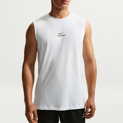 Nike/耐克NikePro速干无袖训练上衣经典训练背心T恤IM4900-100